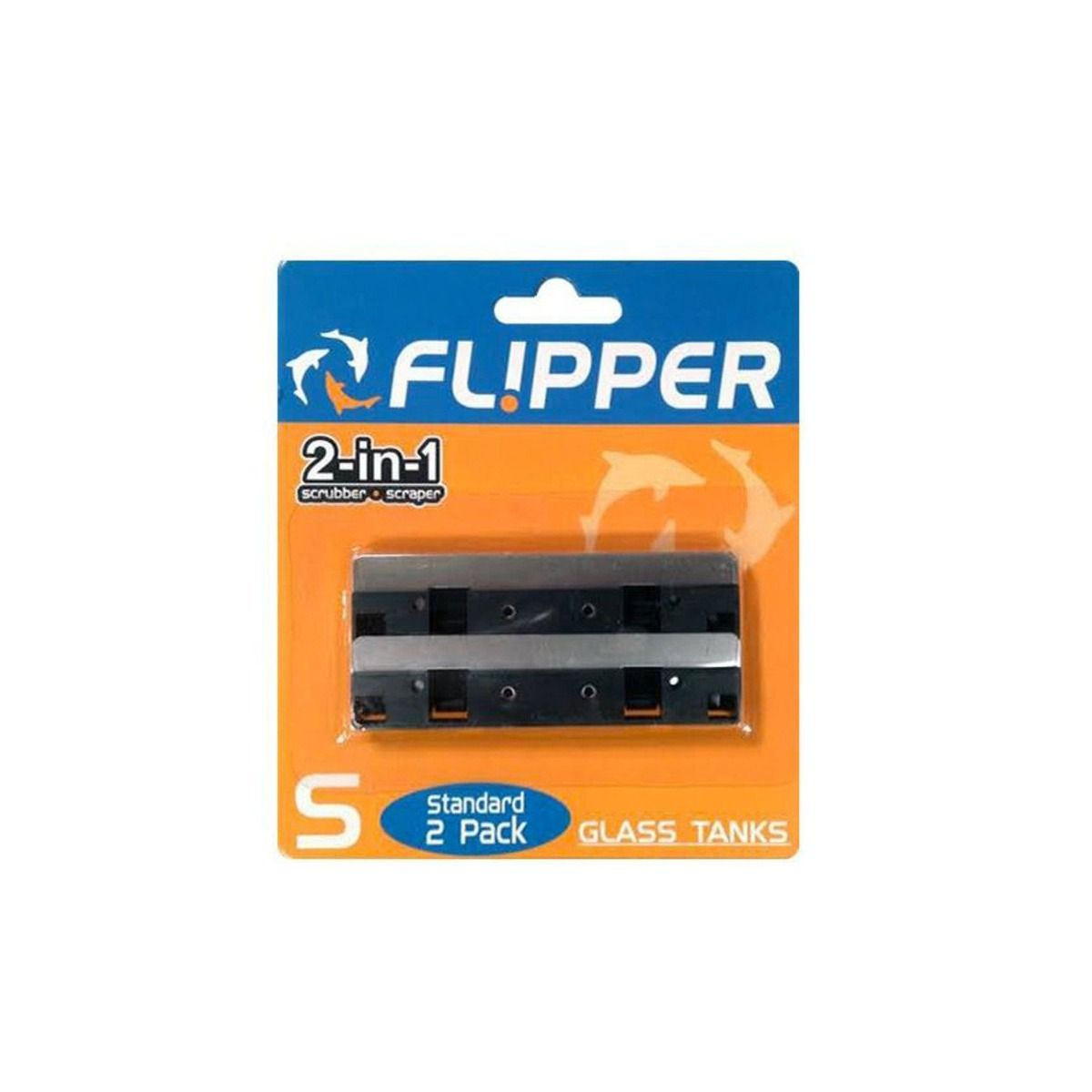 Flipper Standard Steel Blades (2 Pack) – Replacement Blades for Standard Flipper Cleaner