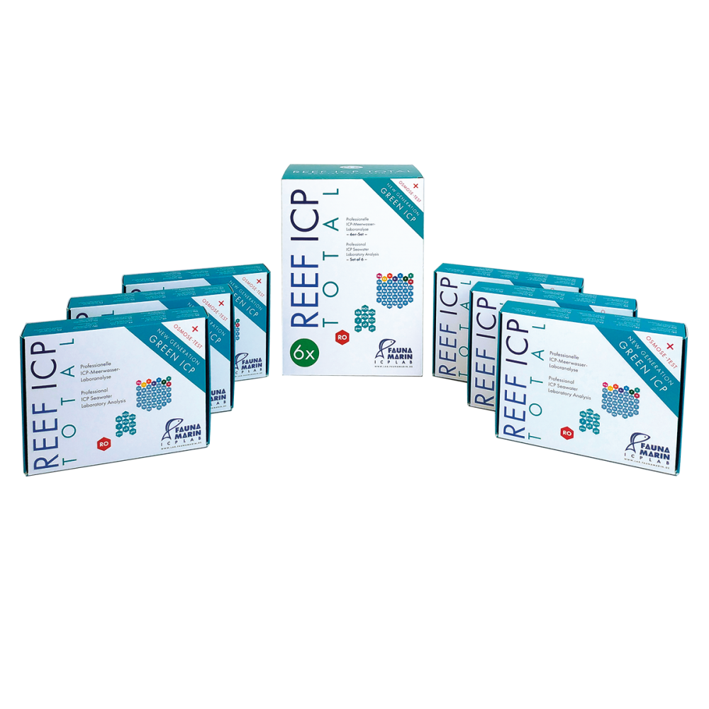 Fauna Marin Total Reef ICP Test Kit (6 Tests) – Complete Water Analysis