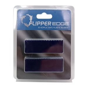 Flipper Edge 10 Pack Replacement Blades – Reversible Scraper Blades for Aquariums