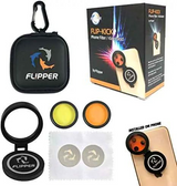 Flipper DeepSee Flip Kick Phone Filter – Aquarium Smartphone Lens & Kickstand