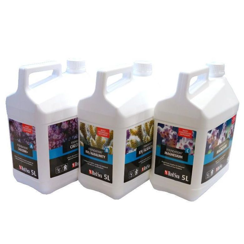 Red Sea Foundation A, B, C 5L Set – Complete Reef Care Supplement