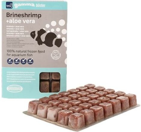Gamma Brineshrimp Aloe Vera Blister Pack 100g - Safe & Nutritious Fish Food