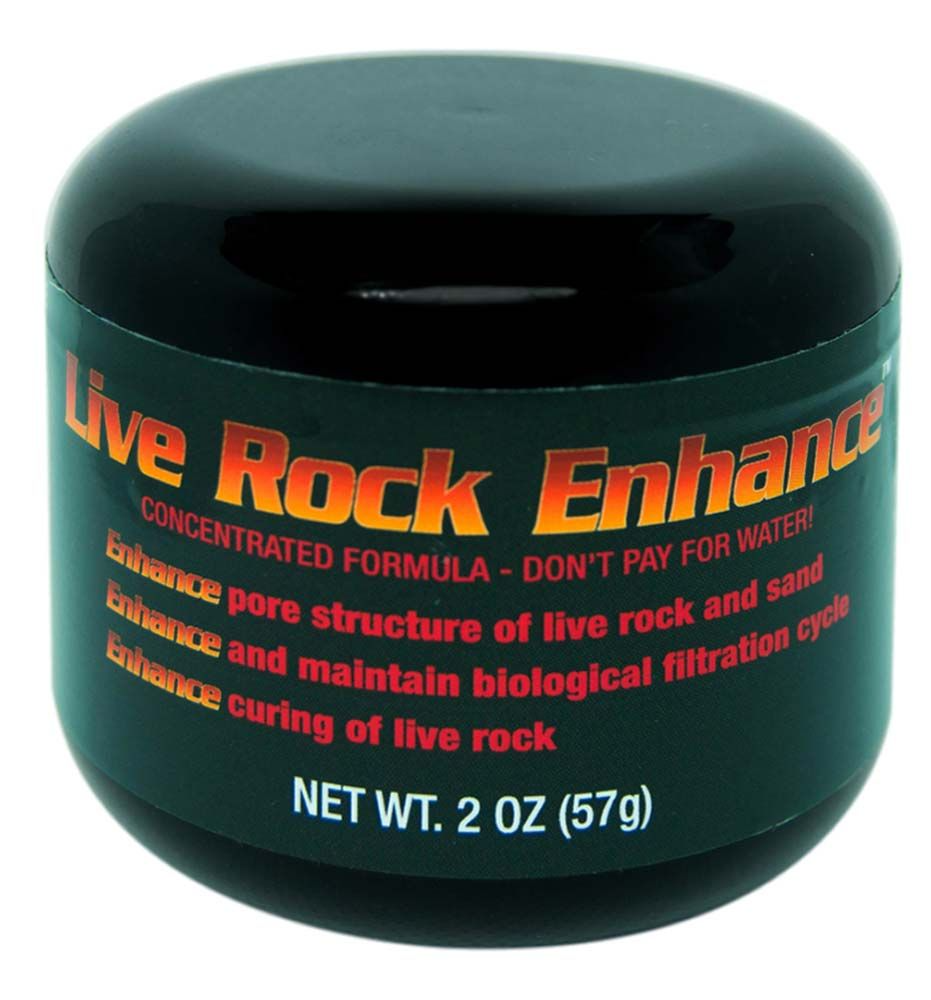 Reef Brite Live Rock Enhance 2 oz (57g) – Bacterial Supplement for Aquarium Health