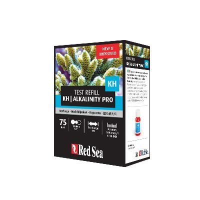 Red Sea KH/Alkalinity Pro Test Kit Refill (75 Tests) — Accurate KH Testing for Reef Tanks