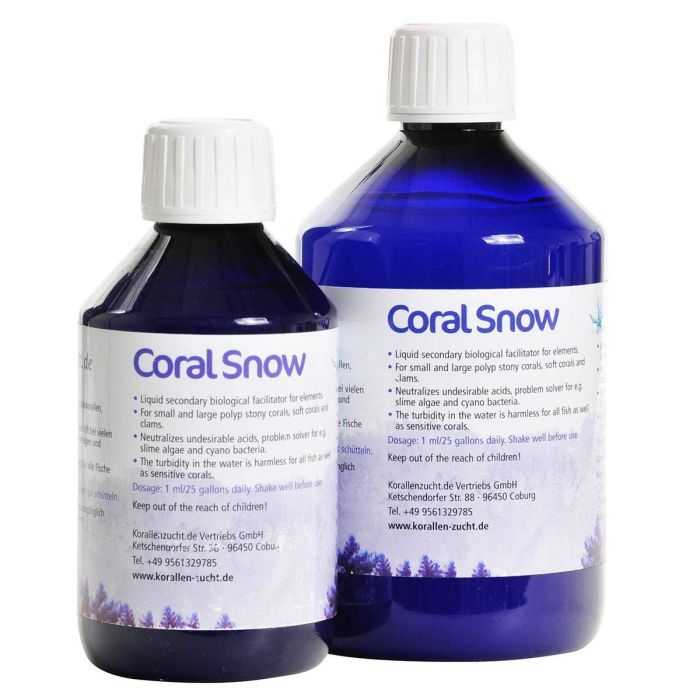 Korallen Zucht Coral Snow 500ml – Improves Water Clarity & Coral Health
