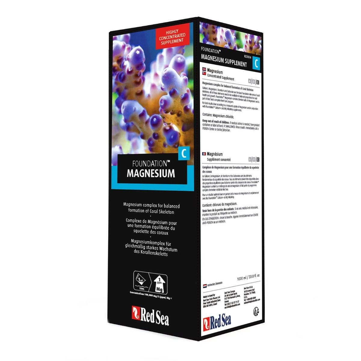 Red Sea Foundation C Magnesium 1000ml — Coral Growth Supplement