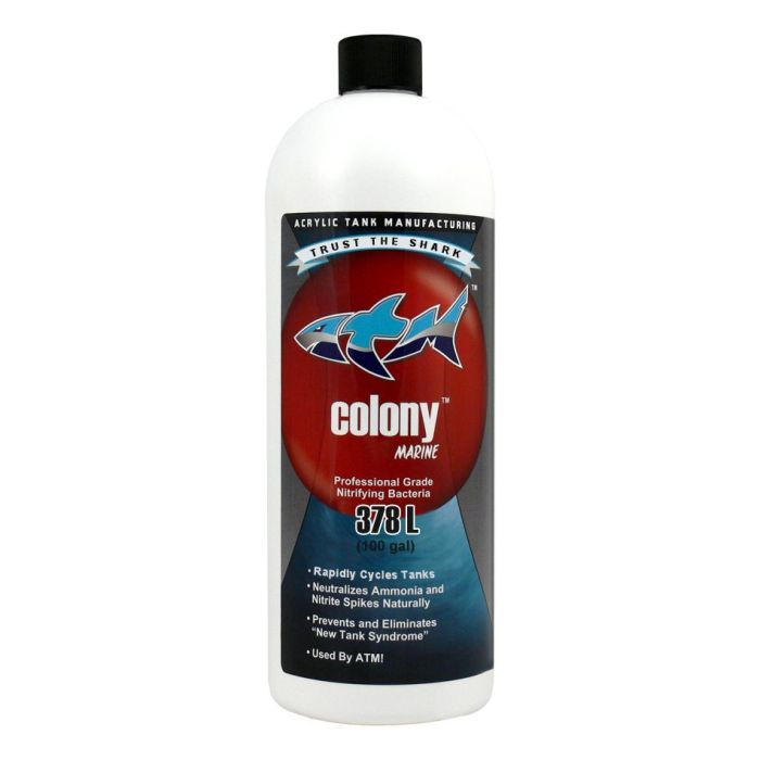 ATM Colony Saltwater 32oz – Live Nitrifying Bacteria for Reef Aquariums