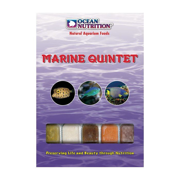 Ocean Nutrition Frozen Marine Quintet — Premium Seafood Mix for Marine Fish