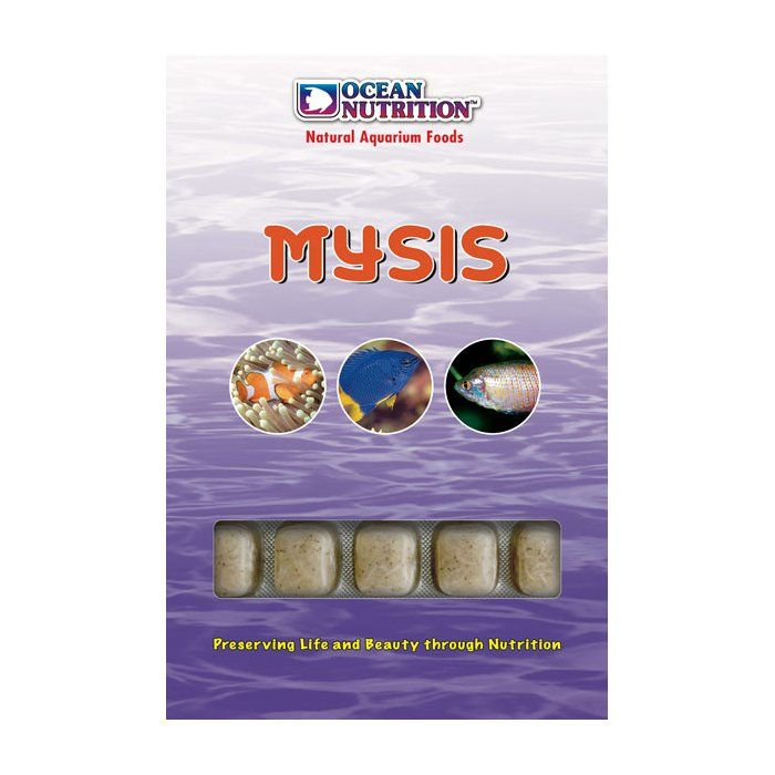 Ocean Nutrition Frozen Mysis, Spirulina & Garlic — Nutrient-Rich Fish Food