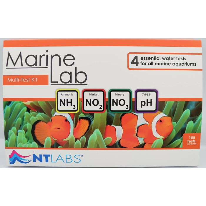 Nitrite Lab NT Labs Marine Lab Multi-Test Kit | Ammonia, Nitrite, Nitrate & pH ...