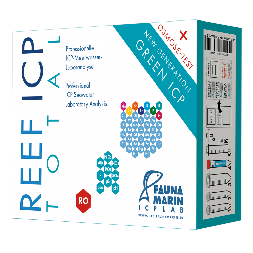 Fauna Marin Total Reef ICP Test – Comprehensive Aquarium Water Analysis