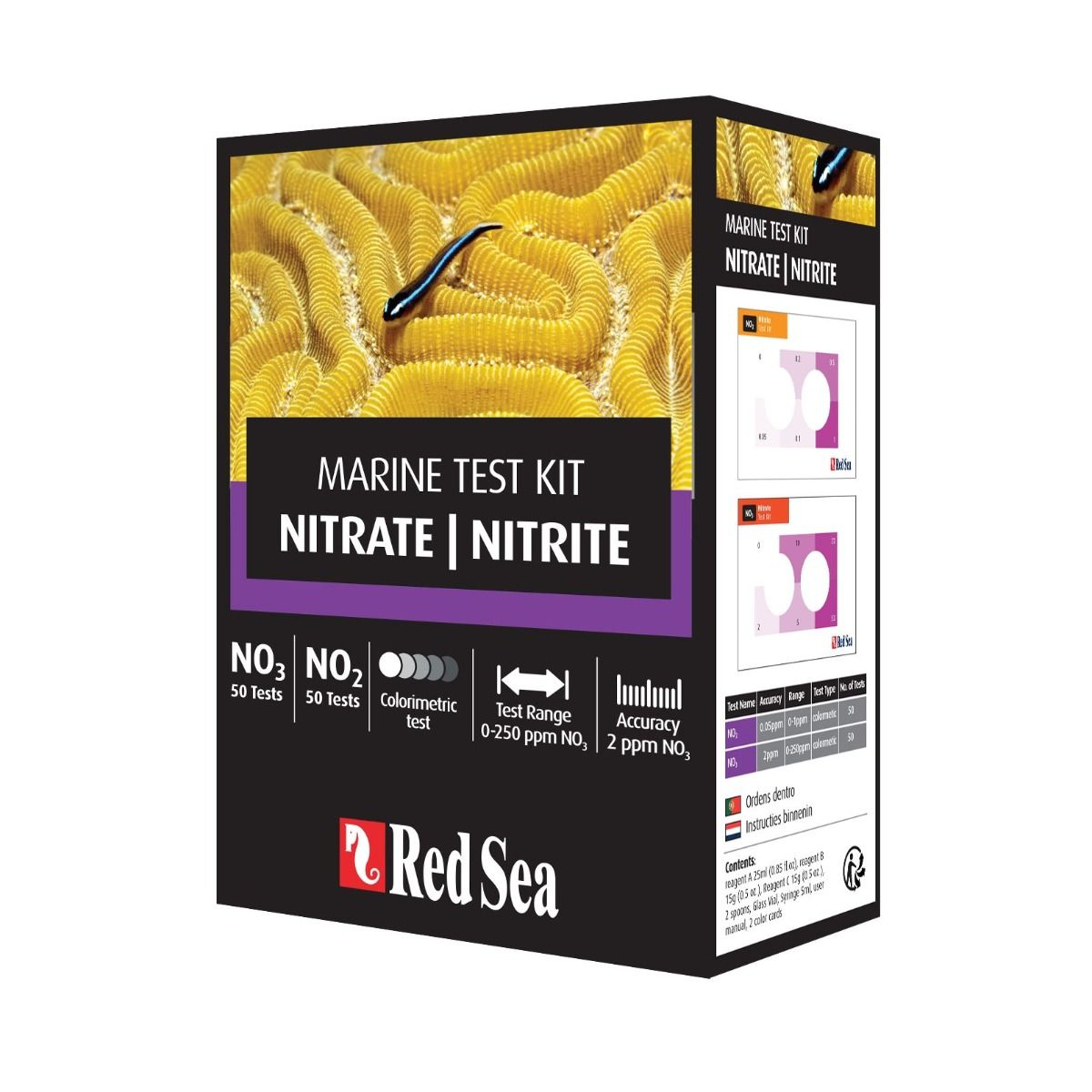 Red Sea Nitrite & Nitrate Test Kit — Marine & Reef Aquarium Testing