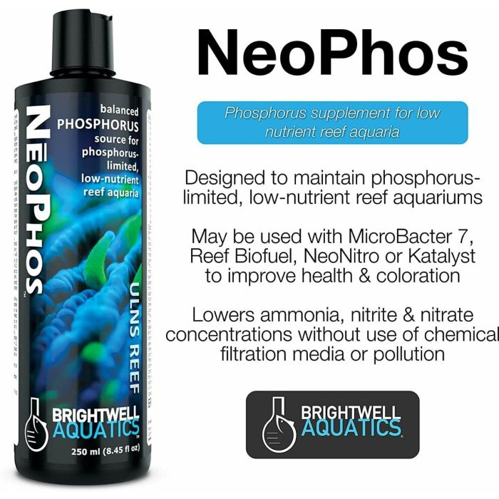Brightwell Aquatics NeoPhos - 250ml | Reef Phosphorus Supplement