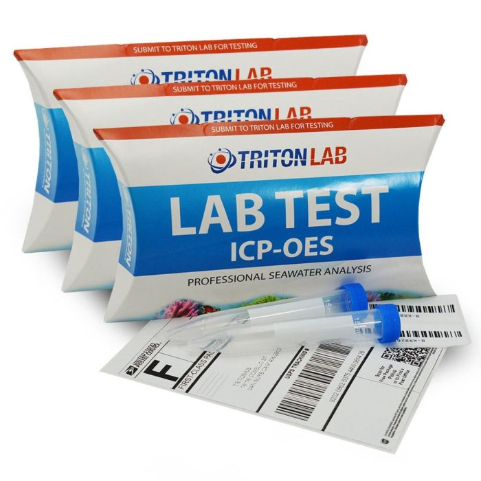 Triton ICP Test x3 Pack – Comprehensive Water Analysis for Reef Systems