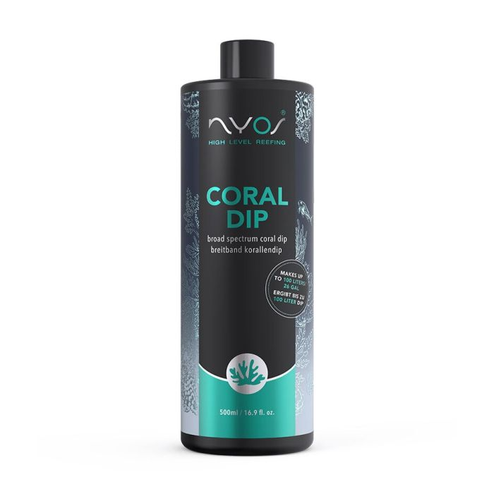 Nyos Coral Dip 500ml | Broad-Spectrum Coral Parasite Treatment