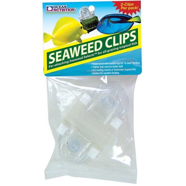 Ocean Nutrition Seaweed Clip (Twin Pack) - Feeding Tool for Grazing Fish