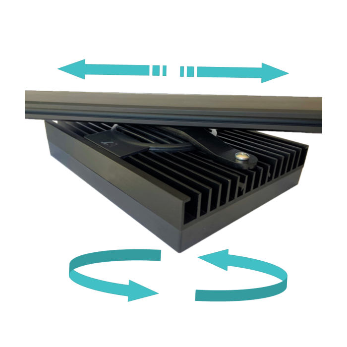 D-D OTM Rail 150cm & 4 x Swivel Arms for Hydra LED Lights