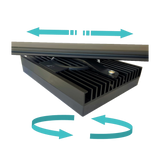 D-D OTM Rail 180cm with 4 x Swivel Arms for Hydras – Adjustable Mounting System