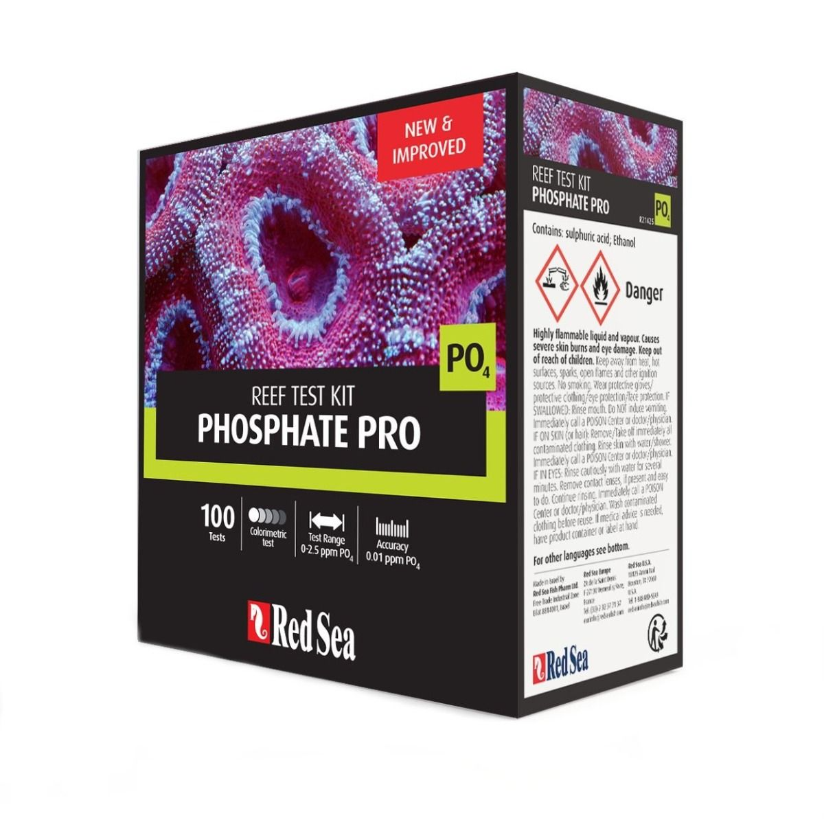 Red Sea Phosphate Pro Test Kit — Accurate PO4 Measurement for Reefs