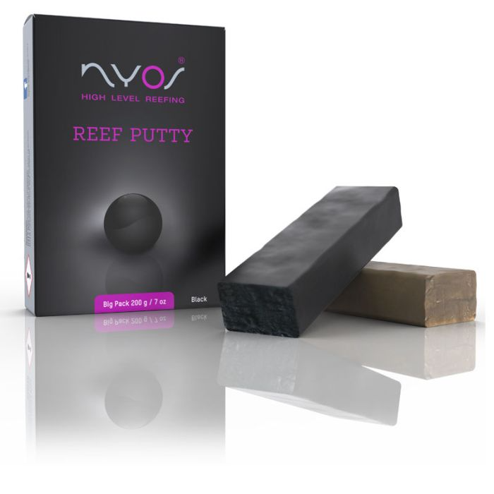 Nyos Reef Putty 200g | Two-Component Epoxy Glue (Black) for Aquariums