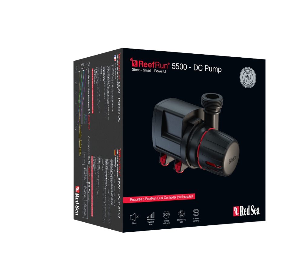 Red Sea ReefRun 5500 DC Return Pump – Quiet & Powerful (Controller Required)