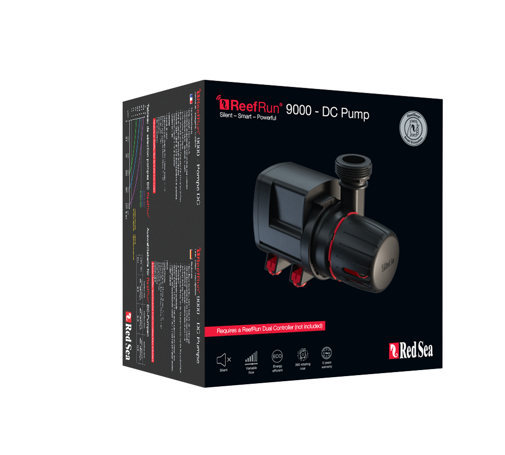 Red Sea ReefRun 9000 DC Return Pump – High Flow, Ultra Quiet (Controller Required)