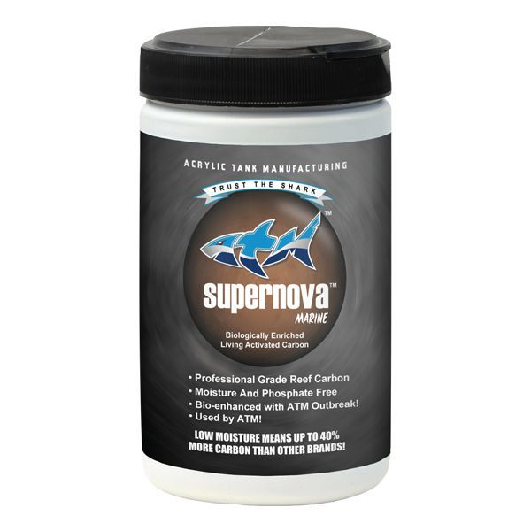 ATM Supernova Living Carbon Saltwater 16oz – Bio-Active Reef Filter Media
