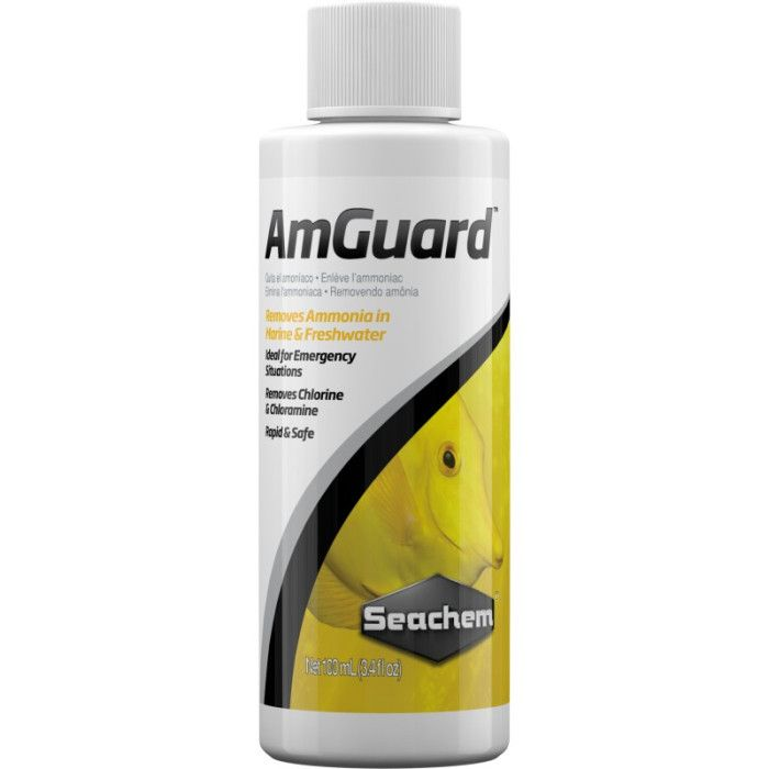 Seachem AmGuard 100ml Instant Ammonia Detoxifier for Aquariums
