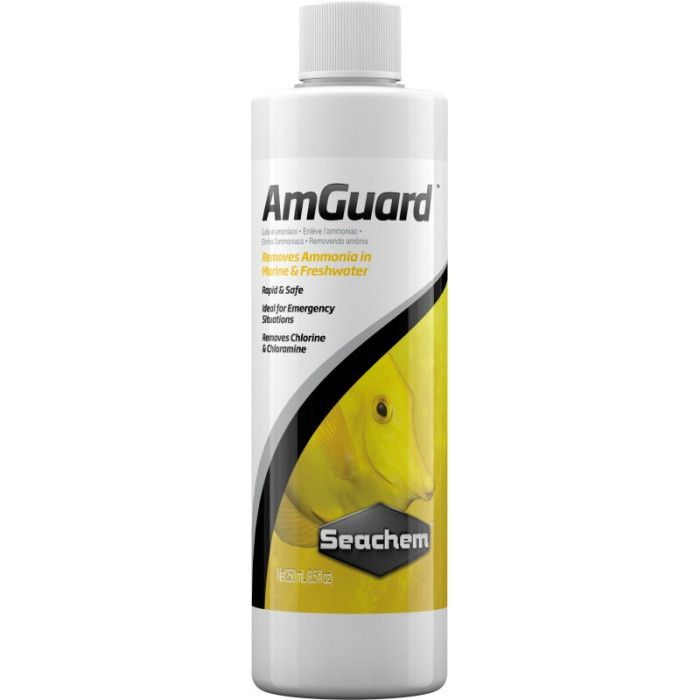 Seachem AmGuard 250ml Instant Ammonia Detoxifier for Aquariums