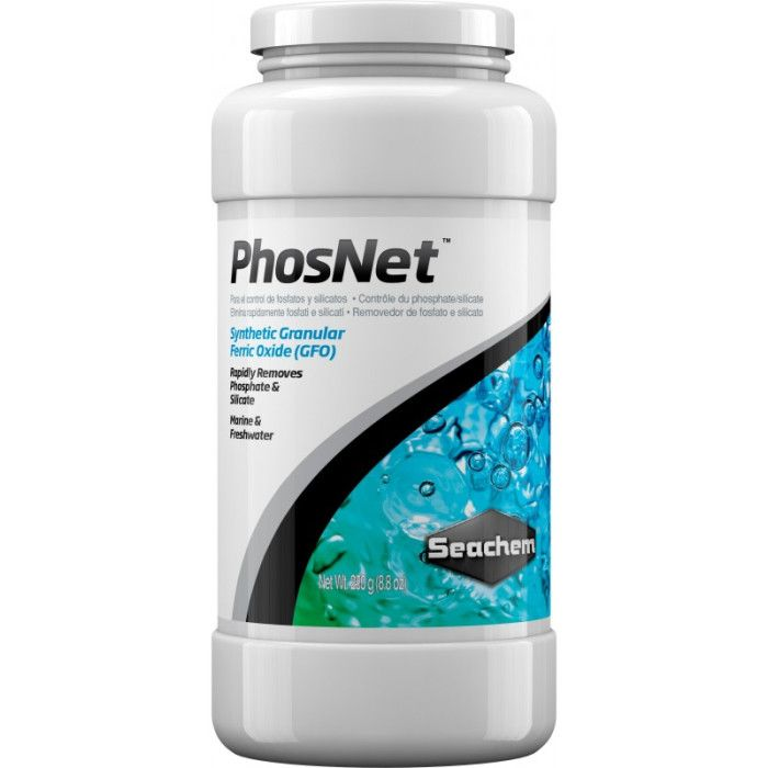 Seachem PhosNet GFO 250g – Phosphate & Silicate Remover for Aquariums