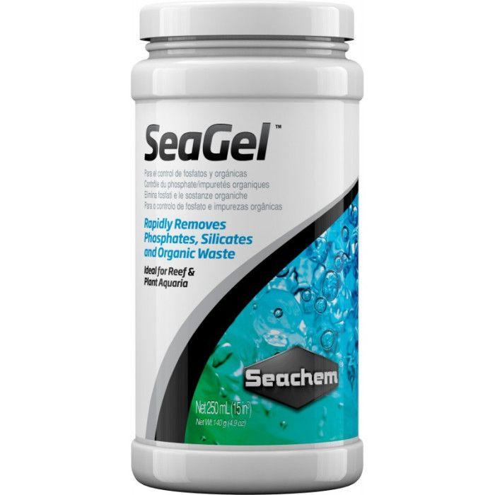 Seachem SeaGel 250ml – Carbon & Phosphate Remover for Marine & Freshwater Aquariums