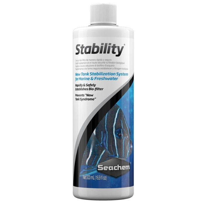 Seachem Stability 500ml Aquarium Biofilter Booster for Freshwater & Marine