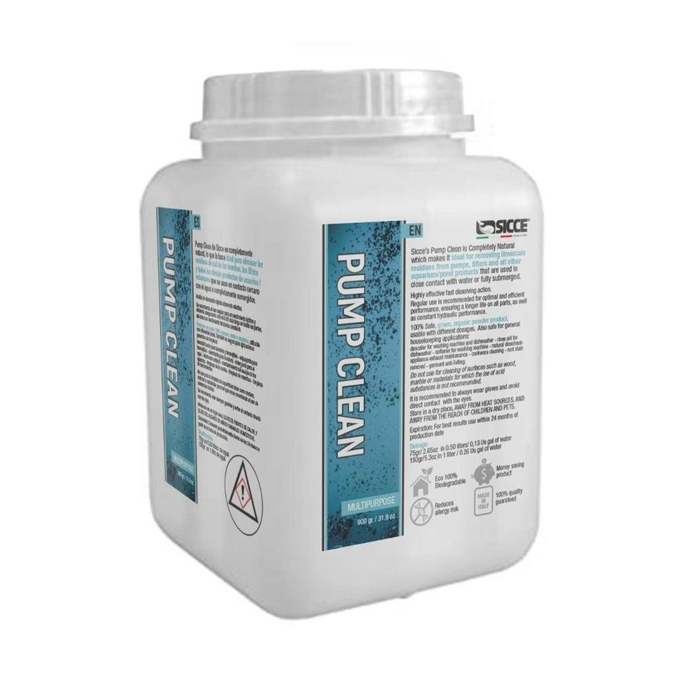 Sicce Pump Clean 900g – Natural Descaler for Aquarium Pumps & Filters