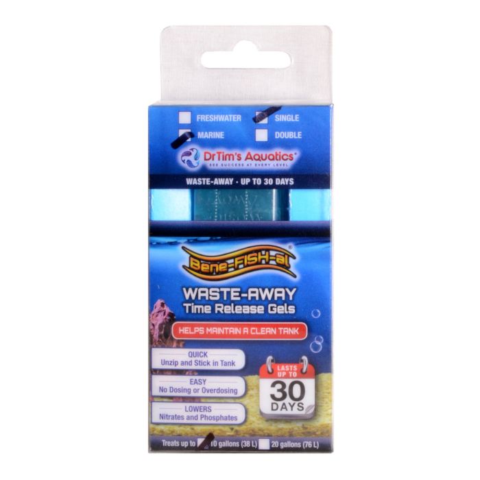 Dr. Tim's Waste Away Gel Small Single (Up to 10g) - Time-Release Waste Cleaner