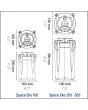 Sicce Space Eko+ 300 External Canister Filter for Aquariums up to 300L