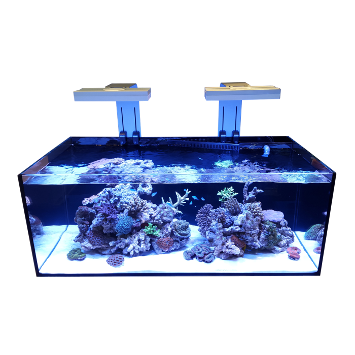 D-D Reef Pro 1200 Aquarium - Crystal Clear Glass, Silent Overflow, Modern Design