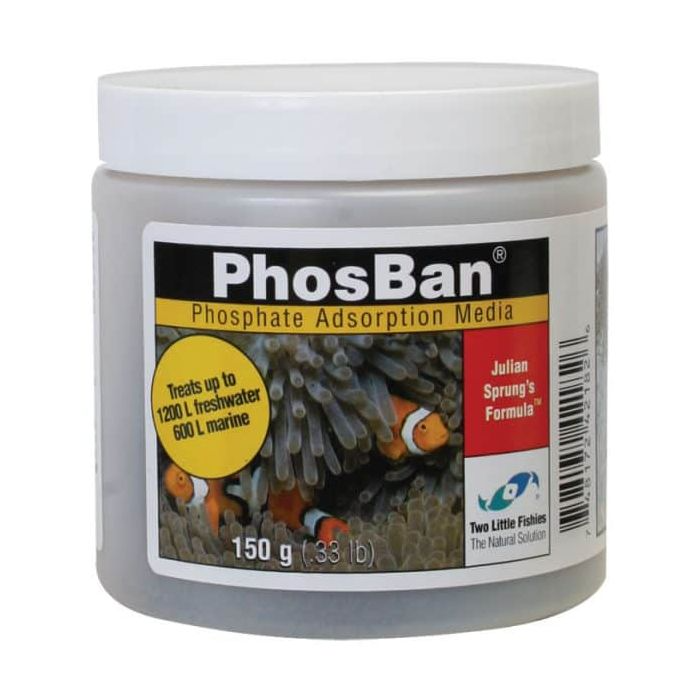 TLF PhosBan Media 150g - High Capacity Phosphate and Pollutant Filter for Aquariums