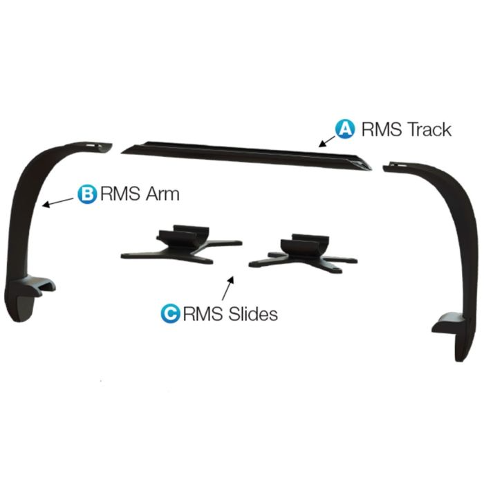 EcoTech RMS Track (30.5"-90.5") Multi-Light Mount for Radion XR30 – Anodized Aluminum