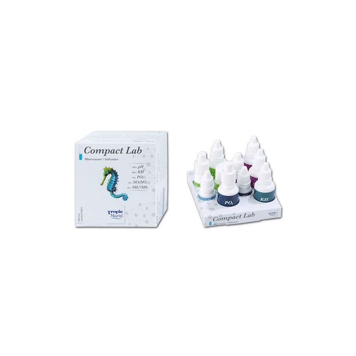 Tropic Marin Compact Lab Test Kit Marine – Essential Water Quality Tests for Seawater Aquariums