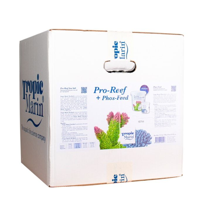Tropic Marin Pro Reef Salt 25kg Bucket + Phos-Feed – Premium Sea Salt for Reef Aquariums