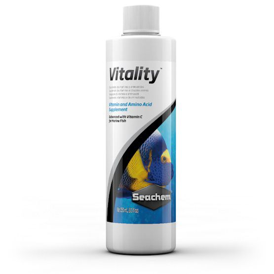 Seachem Vitality 250ml – Vitamin & Amino Acid Supplement for Marine Fish