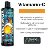 Brightwell Aquatics Vitamarin-C 125ml | Vitamin C Supplement for Marine Aquariums