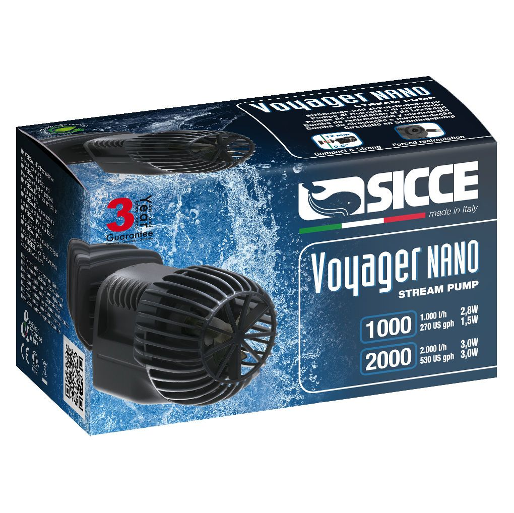 Sicce Voyager Nano Wavemaker 2000 – High-Flow Compact Stream Pump